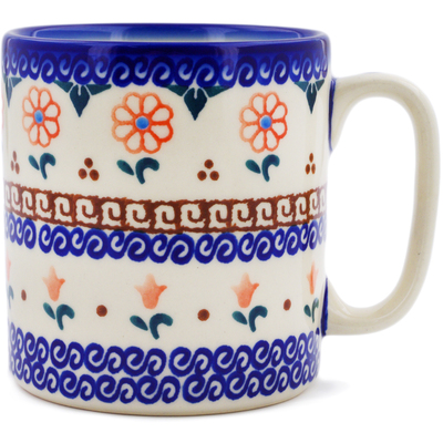 Polish Pottery Mug 13 oz Amarillo