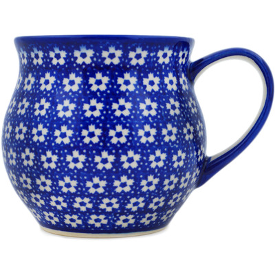 Polish Pottery Mug 13 oz Azul Garden