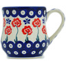 Polish Pottery Mug 13 oz Blue Eye Spring
