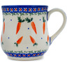 Polish Pottery Mug 13 oz Carrot Delight