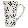 Polish Pottery Mug 13 oz Forest Silhouette