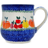 Polish Pottery Mug 13 oz Fresh Vegetable Garden