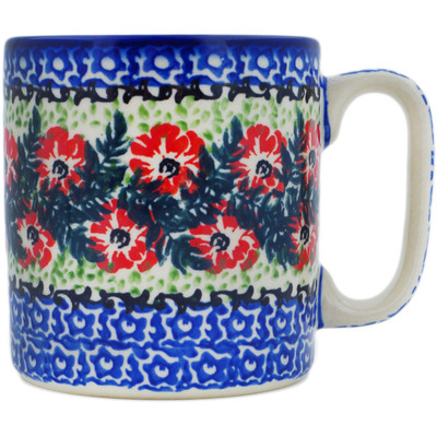 Polish Pottery Mug 13 oz Front Porch Blooms
