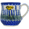 Polish Pottery Mug 13 oz Garden Whispers UNIKAT