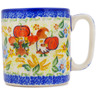 Polish Pottery Mug 13 oz Gnomeo And Juliet UNIKAT