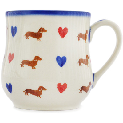 Polish Pottery Mug 13 oz