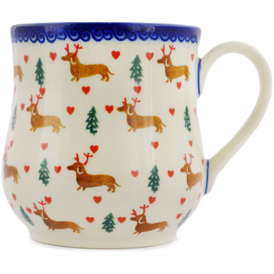 Polish Pottery Mug 13 oz