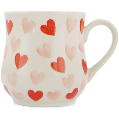 Polish Pottery Mug 13 oz Loving You
