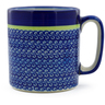 Polish Pottery Mug 13 oz Midnight Eclipse