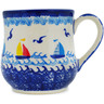 Polish Pottery Mug 13 oz Sailing Through Your Dreams