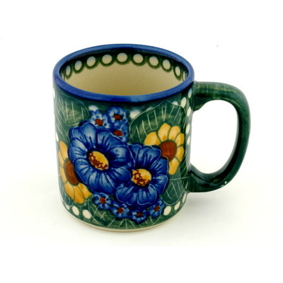 Polish Pottery Mug 13 oz UNIKAT