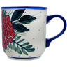 Polish Pottery Mug 13 oz UNIKAT