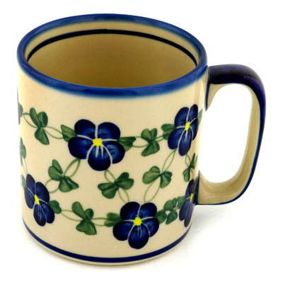 Polish Pottery Mug 13 oz UNIKAT