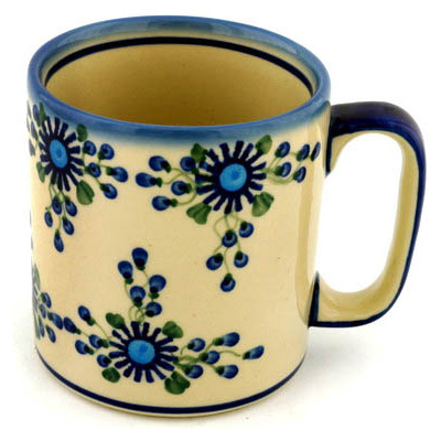 Polish Pottery Mug 13 oz UNIKAT