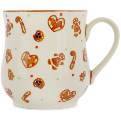 Polish Pottery Mug 13 oz UNIKAT