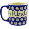 Polish Pottery Mug 13 oz Wujek Uncle
