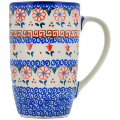 Polish Pottery Mug 14 oz Amarillo
