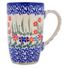 Polish Pottery Mug 14 oz Blissful Daisy