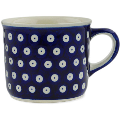Polish Pottery Mug 14 oz Blue Eyes