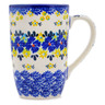 Polish Pottery Mug 14 oz Cornflower Meadow