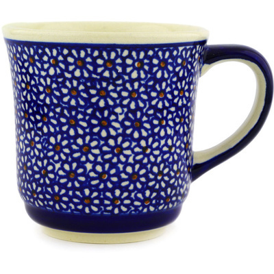 Polish Pottery Mug 14 oz Daisy Dreams