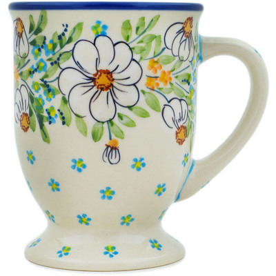 Polish Pottery Mug 14 oz Delicate UNIKAT