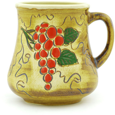 Polish Pottery Mug 14 oz