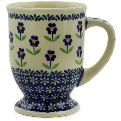 Polish Pottery Mug 14 oz Mariposa Lily