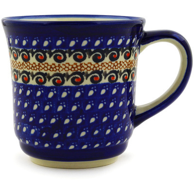 Polish Pottery Mug 14 oz Midnight Ocean