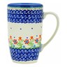 Polish Pottery Mug 14 oz Spring Flowers