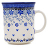 Polish Pottery Mug 15 oz First Snow