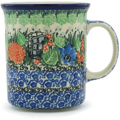 Polish Pottery Mug 15 oz Garden Dreams UNIKAT