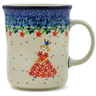Polish Pottery Mug 15 oz Princess In A Red Dress