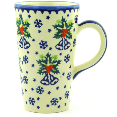 Polish Pottery Mug 15 oz Ringing Bells