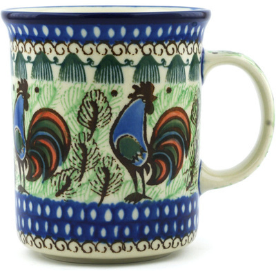 Polish Pottery Mug 15 oz Rooster Row UNIKAT