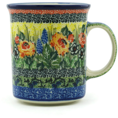 Polish Pottery Mug 15 oz Splendid Morning Glow UNIKAT