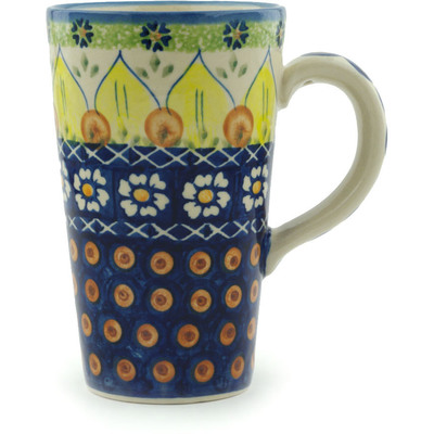 Polish Pottery Mug 15 oz Sunflower Power UNIKAT