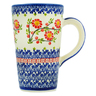 Polish Pottery Mug 15 oz Vintage Folklore