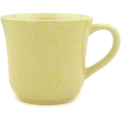 Polish Pottery Mug 17 oz Butter Yellow