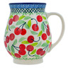 Polish Pottery Mug 17 oz Cherry Sweet