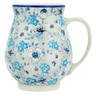 Polish Pottery Mug 17 oz Cloudy Park Views UNIKAT