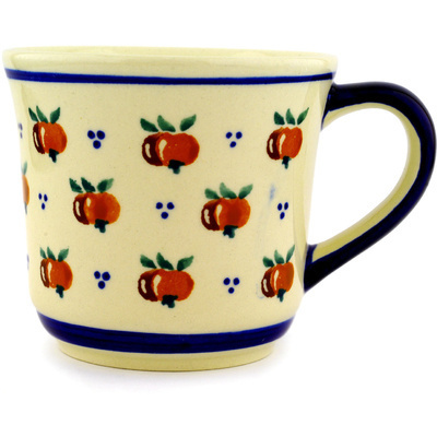 Polish Pottery Mug 17 oz Country Apple