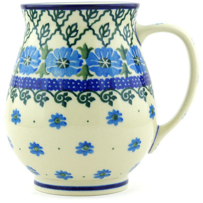 Polish Pottery Mug 17 oz