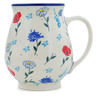 Polish Pottery Mug 17 oz Picking Field