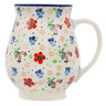 Polish Pottery Mug 17 oz Spring Meadow UNIKAT