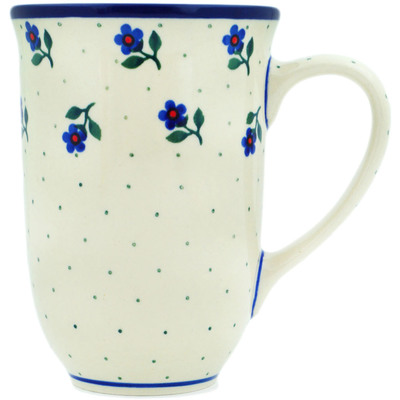 Polish Pottery Mug 19 oz Auntie Em Sapphire