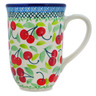 Polish Pottery Mug 19 oz Cherry Sweet