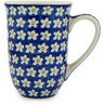 Polish Pottery Mug 19 oz Daisy Patch