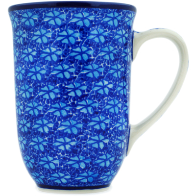 Polish Pottery Mug 19 oz Deep Into The Blue Sea