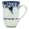 Polish Pottery Mug 19 oz Flowers At Dusk